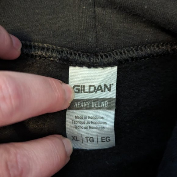 Gildan Heavy Blend Hoodie Hooded Sweatshirt Politically Incorrect USA Unisex XL - Picture 5 of 7